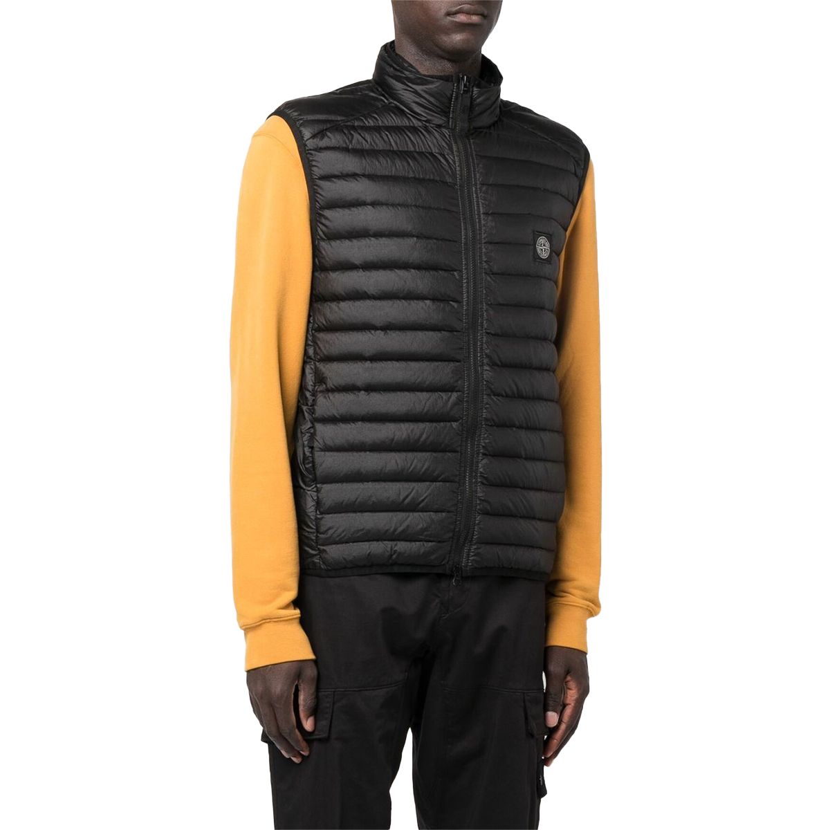 Compass Logo Patch Padded Gilet