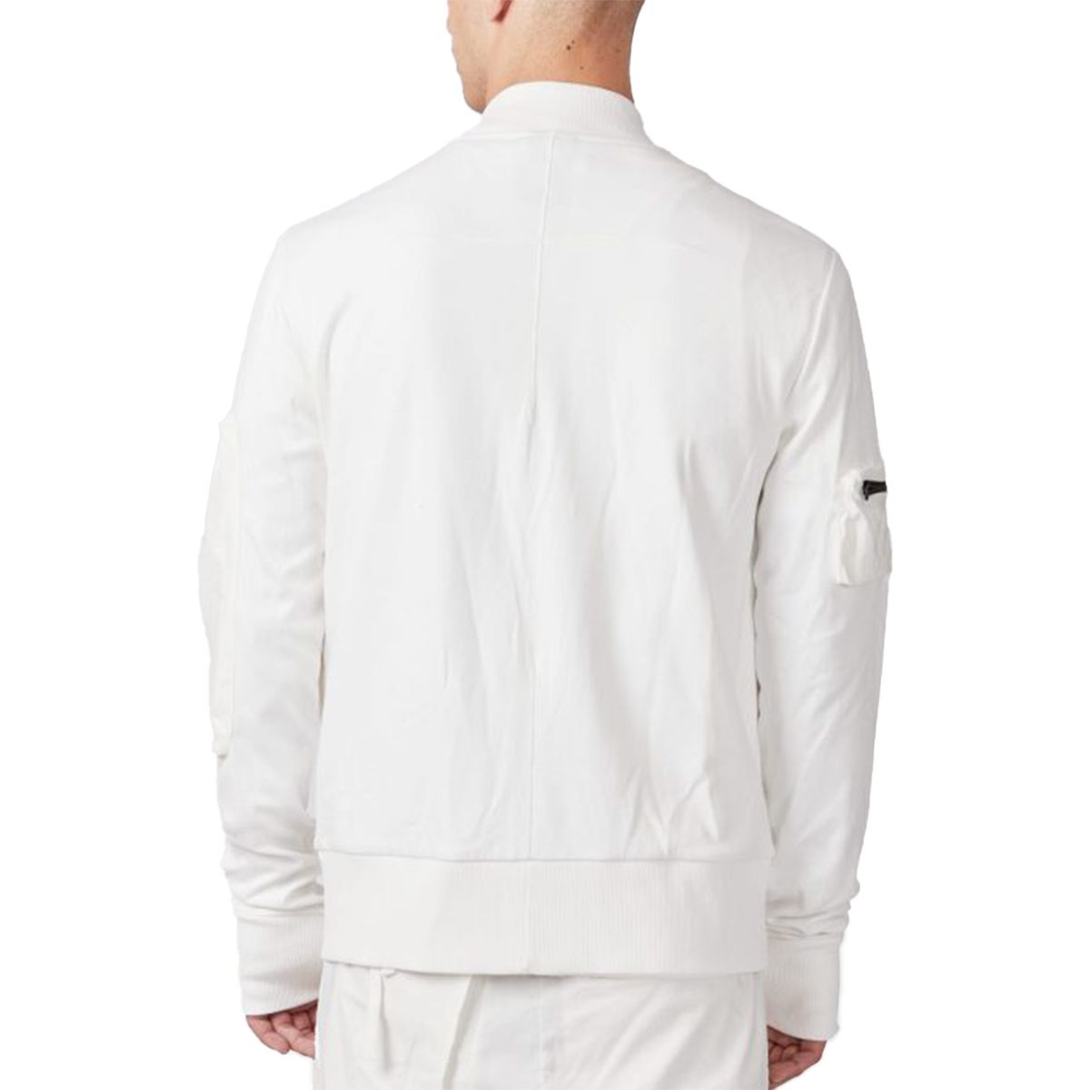 Straight Fit Jacket In White