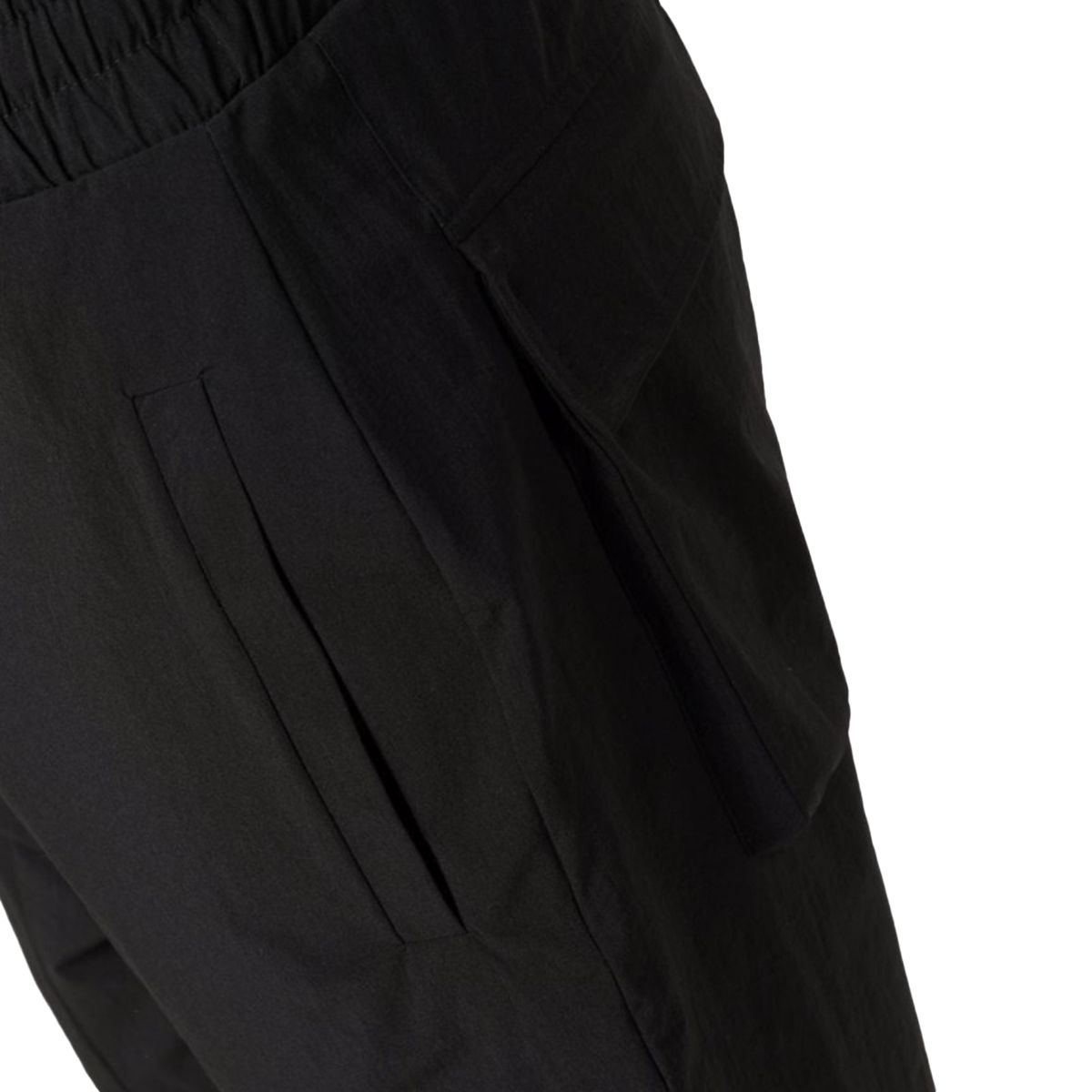 Drawstring-Waist Drop-Crotch Shorts