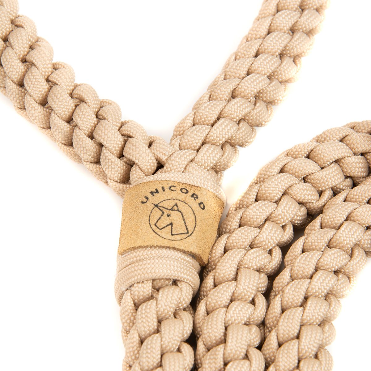 Beige Sailor's Knot Dog Leash