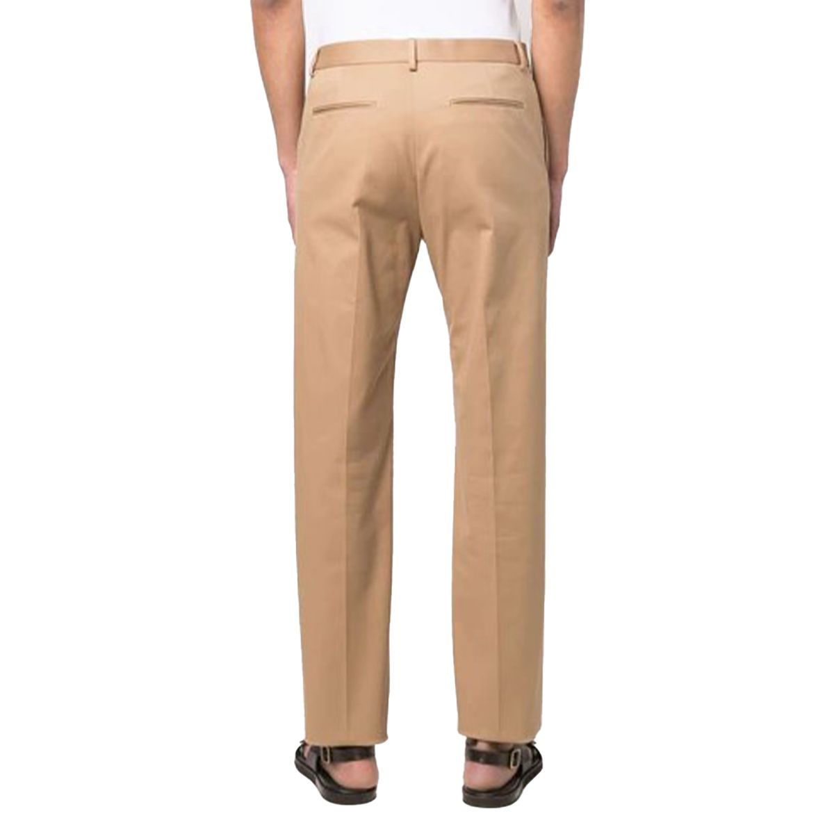 Gabardine Light Brown Trousers