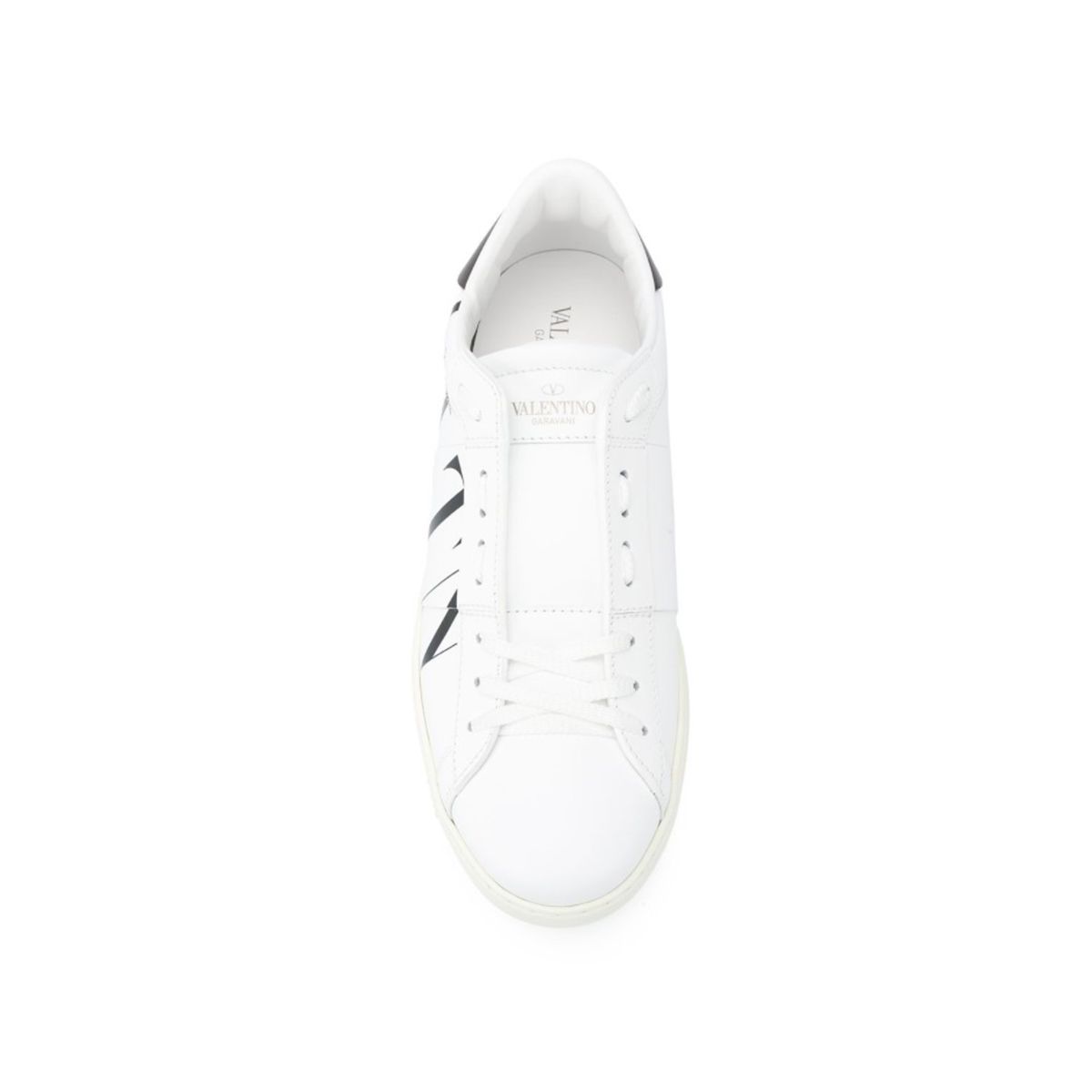 Open Leather Sneakers