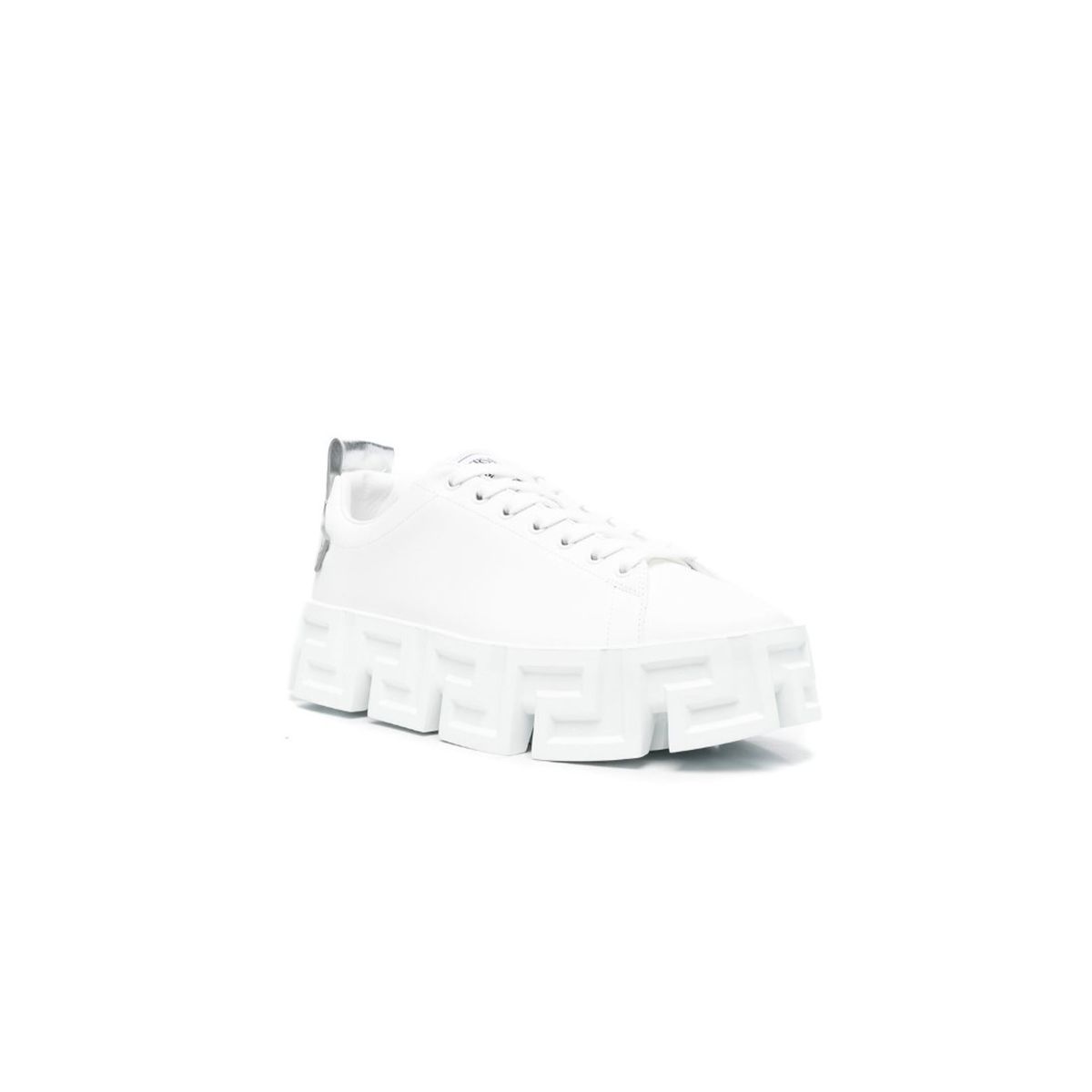Greca Low Top White Sneakers