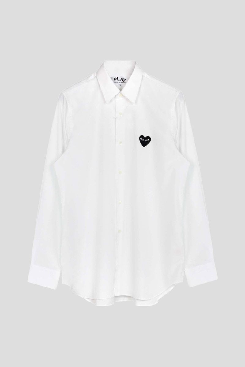Small Heart Logo Shirt In White
