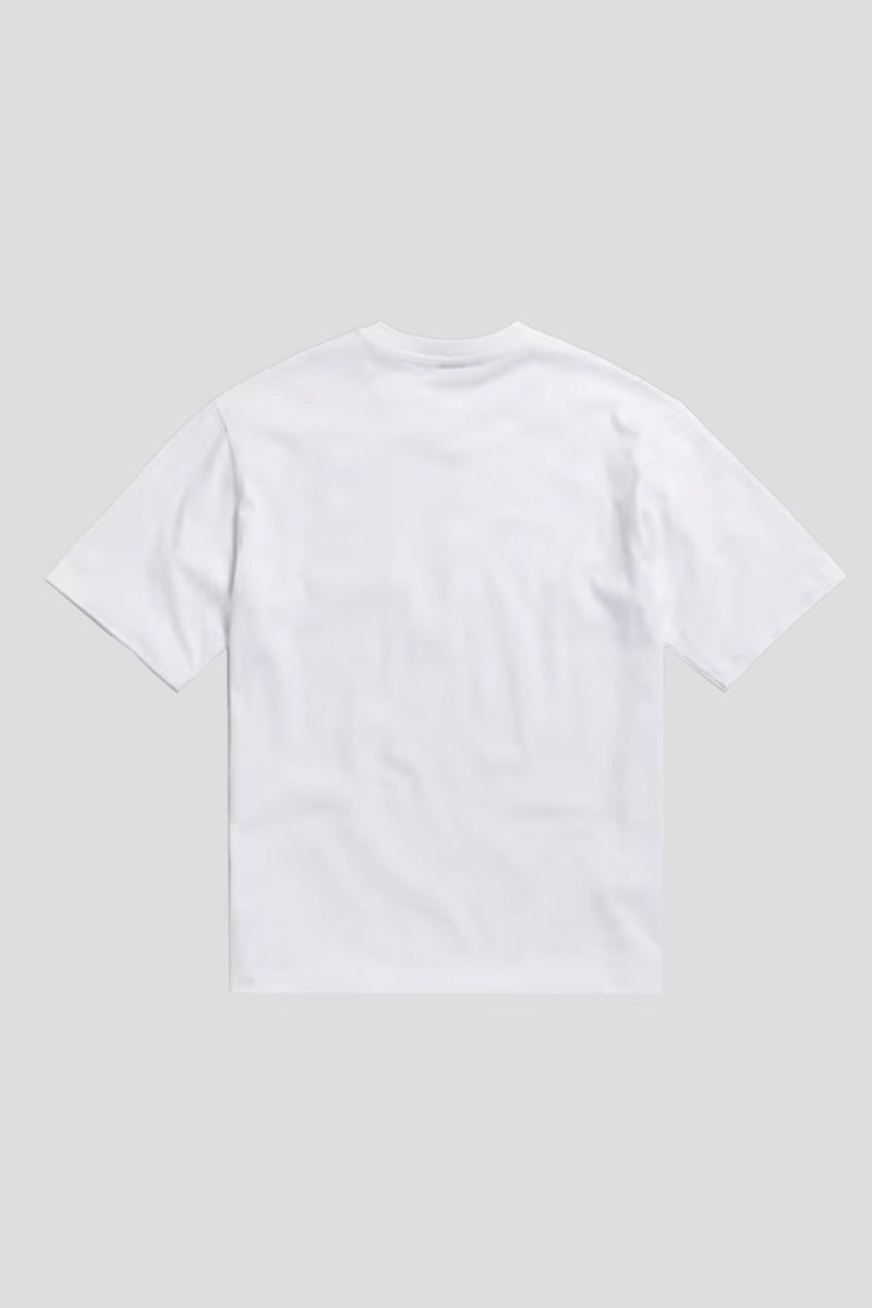 Center Chest Boxy T-shirt In White