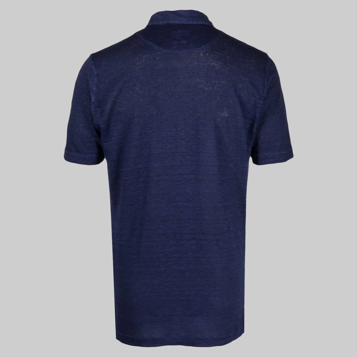 Μélange Semi-Sheer Polo Shirt