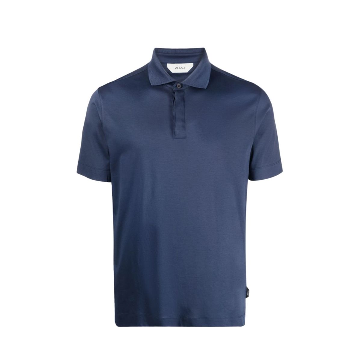 Short Sleeved Polo Shirt/Blue