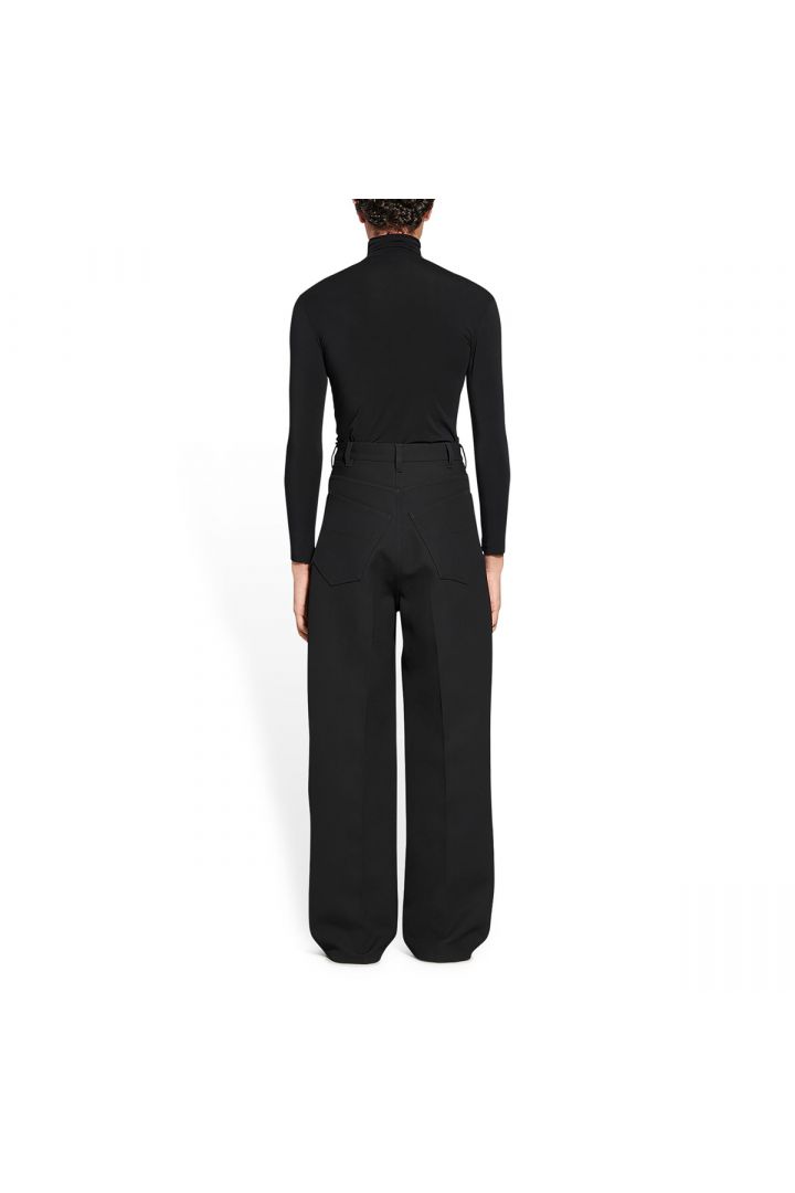 Balenciaga Men's Black Loose Suit Pants, Size Small 699010 TLT17