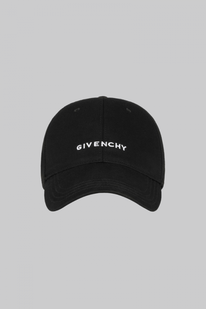 Embroidered Cap In Black