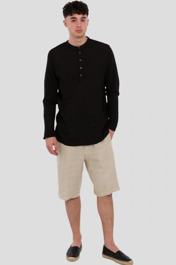 Serafino Regular Fit Linen Shirt