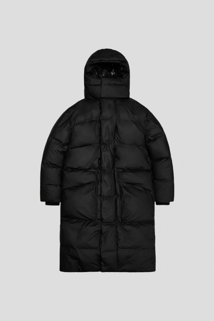 Black Harbin Long Puffer Coat