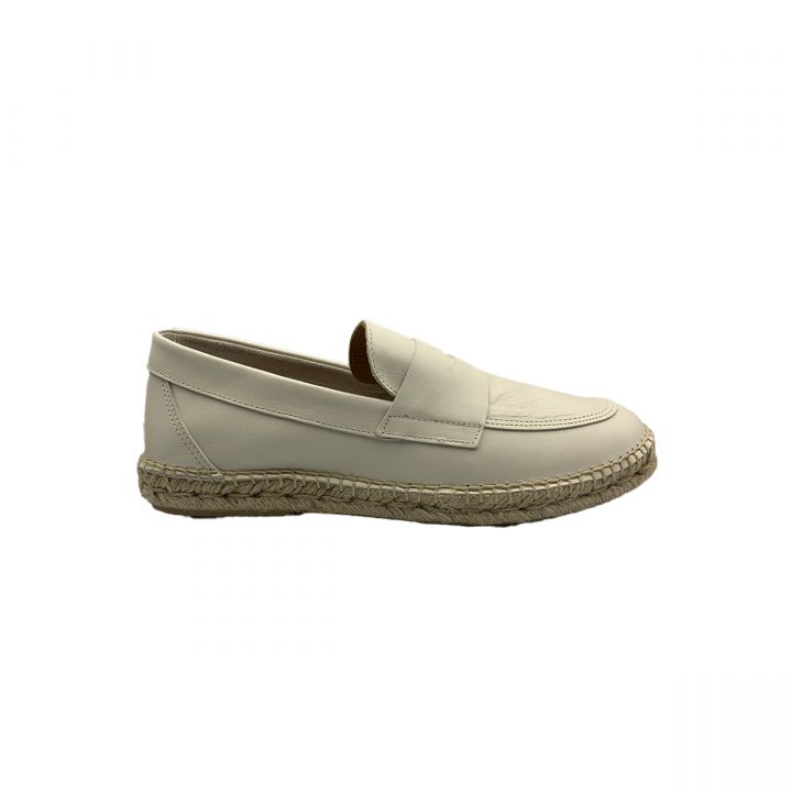Leather Nappa Loafers/White