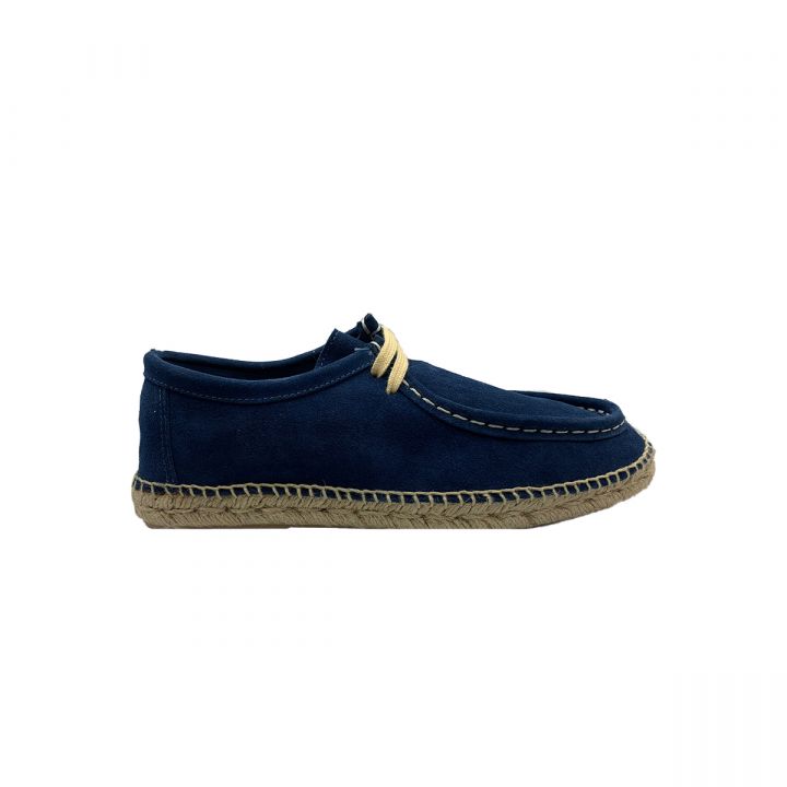 Wallabee Split Leather Loafers/Blue