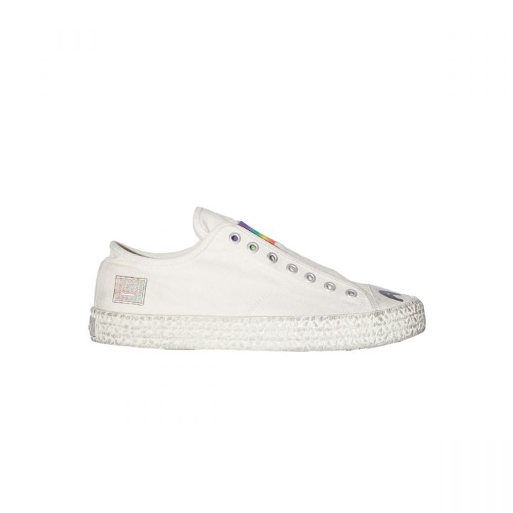 Rainbow Lace-Up Sneakers