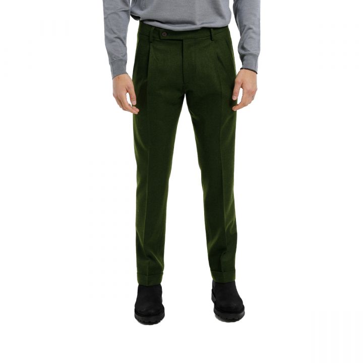 Green Retro Theca Trousers
