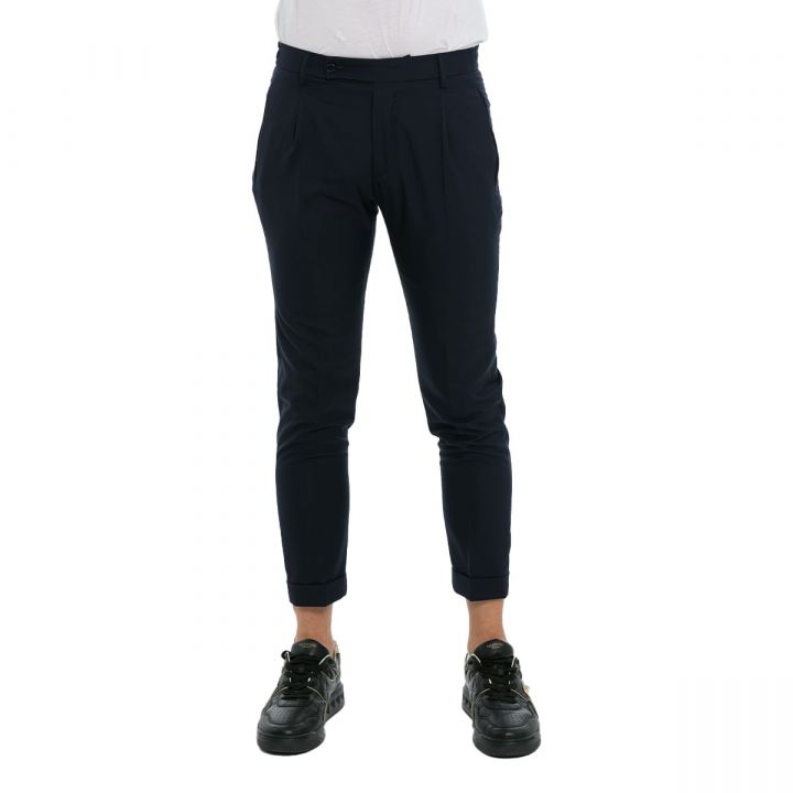 Barber Cotton Trousers/Blue