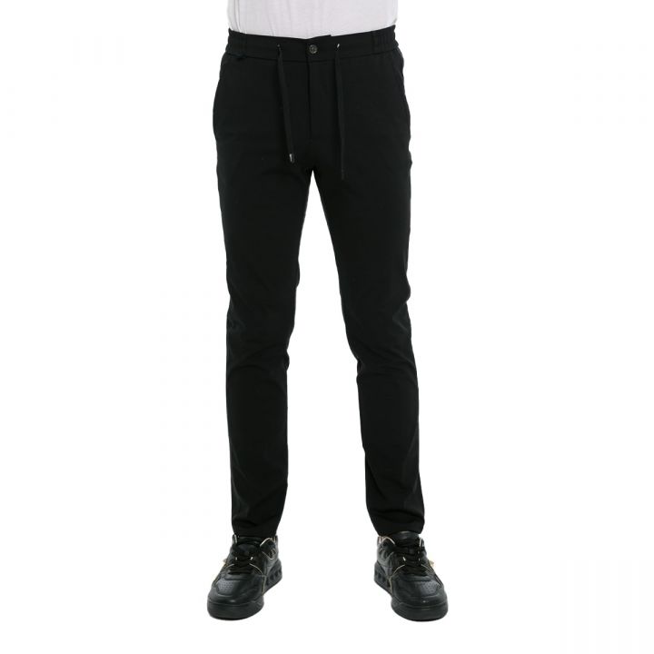 Elastic Formal Pants In Black