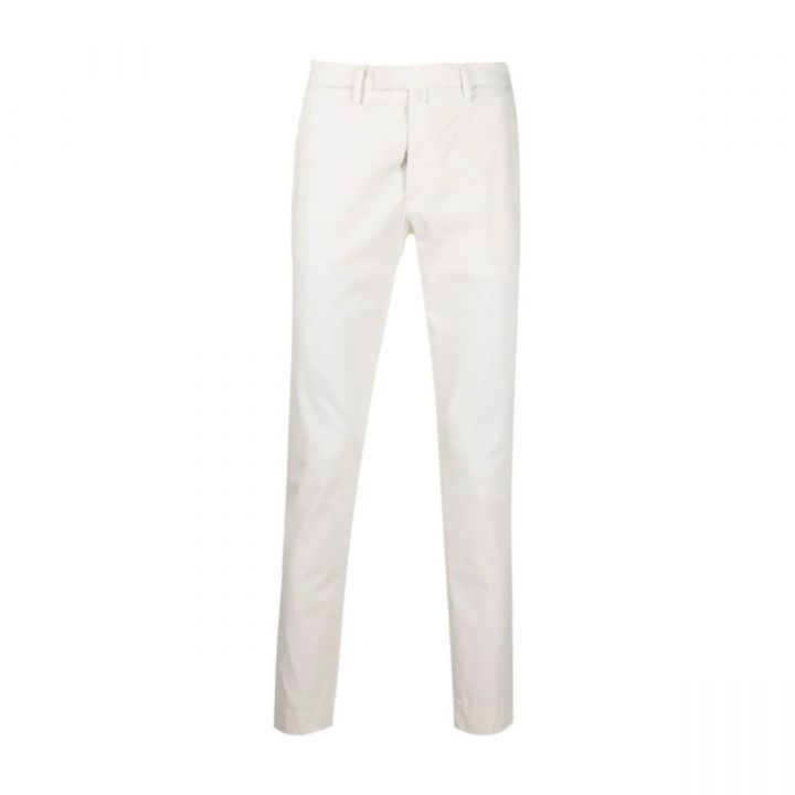 Cotton Chino Trousers/Panna Nude