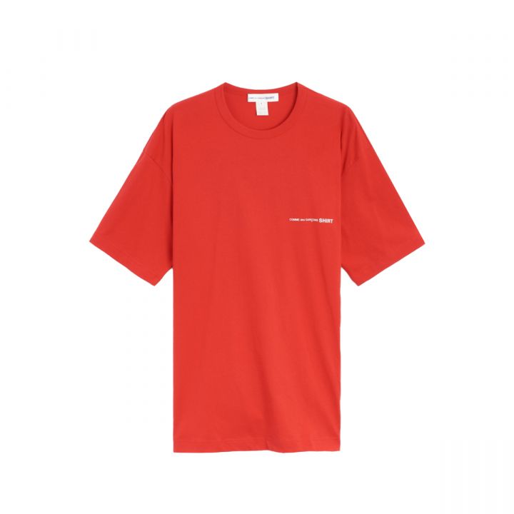 Oversized Logo T-Shirt/Red