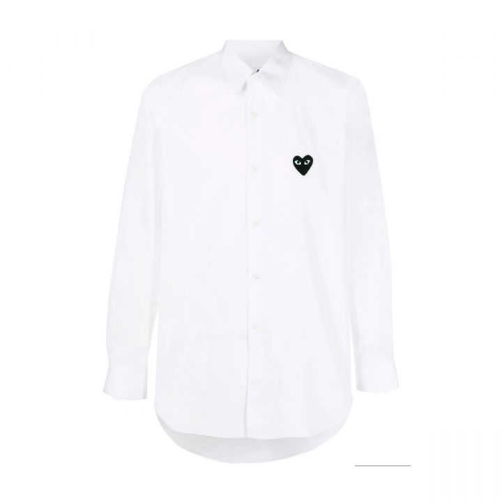 Heart Patch White Shirt