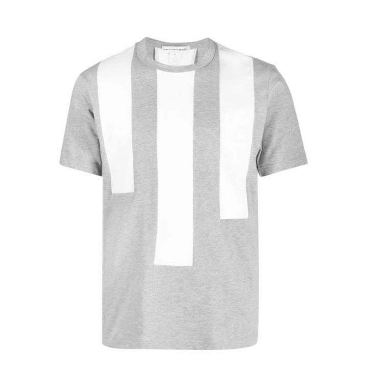 Vertical Stripe-Print Cotton T-Shirt