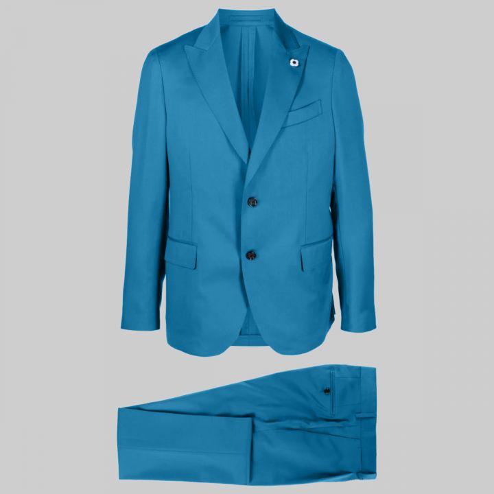 Two Piece Suit Blue