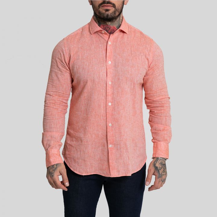 Orange Lino Shirt / Mircam
