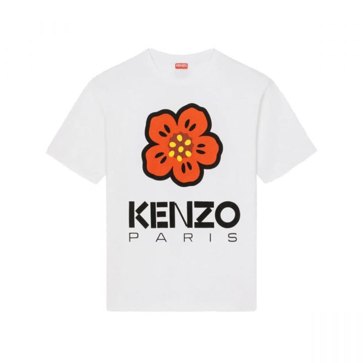 Boke Flower T-Shirt In White