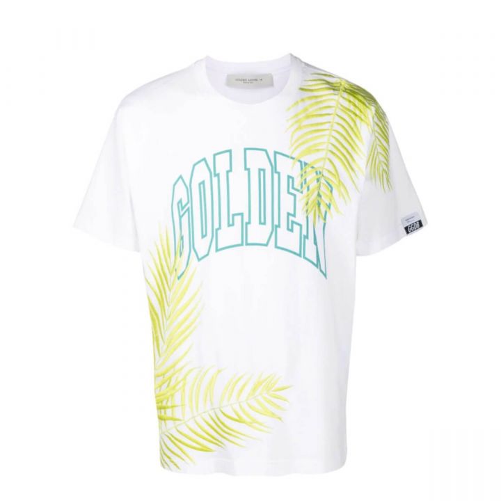 Golden Logo-Print T-Shirt