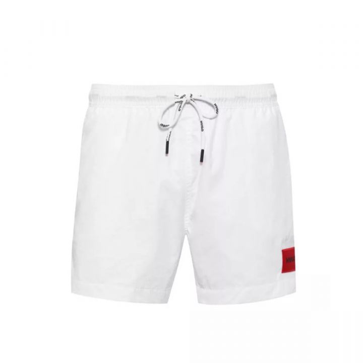 Quick-Drying Swim Shorts/White