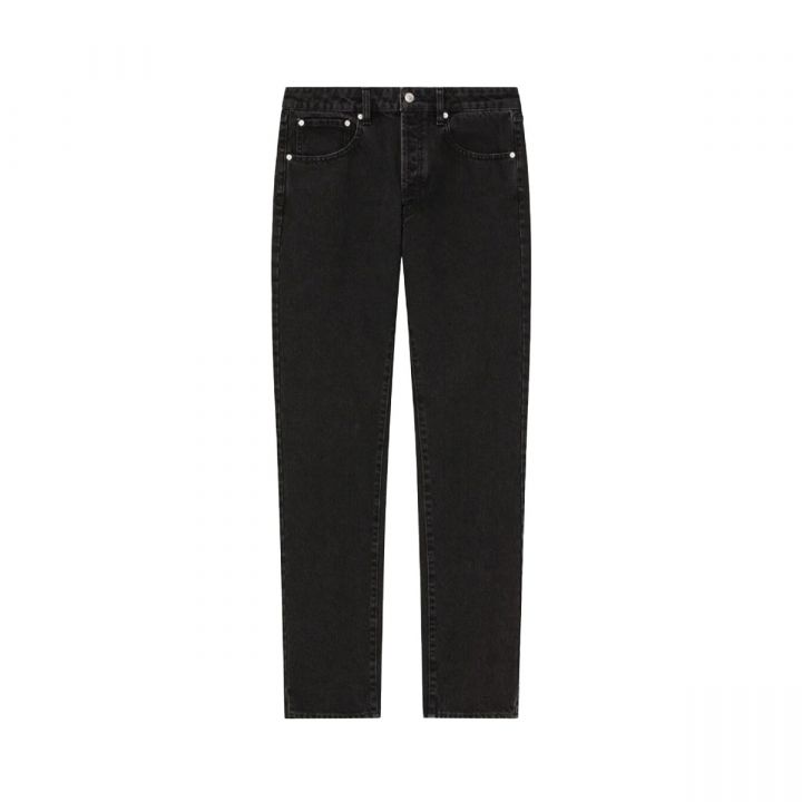 High-Waisted Slim-Fit Jeans