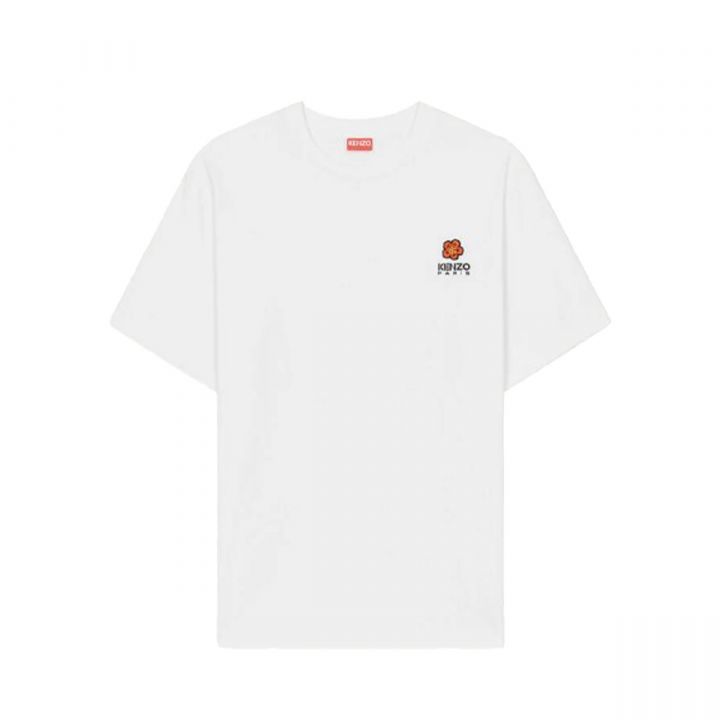 'Boke Flower' Crest T-Shirt/White