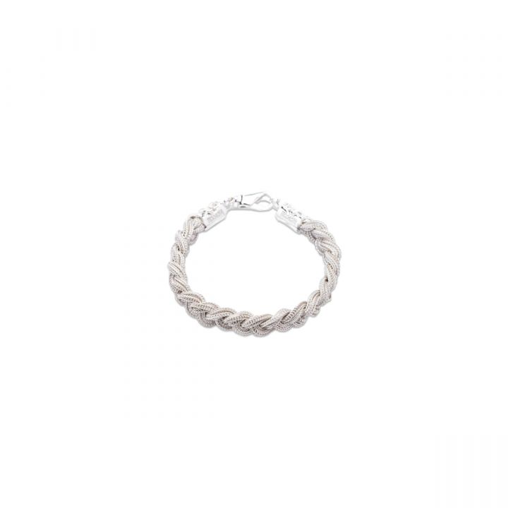 Silver Braided Bracelet