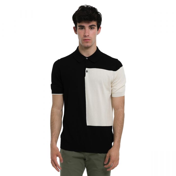 Midnight Polo Buttoned T-Shirt