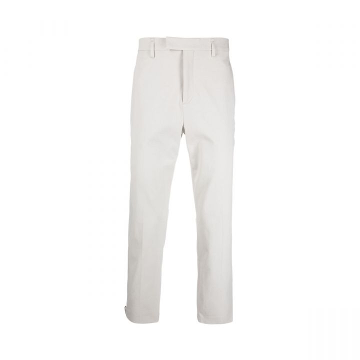 Buckled Cuff Tapered Trousers /Stone