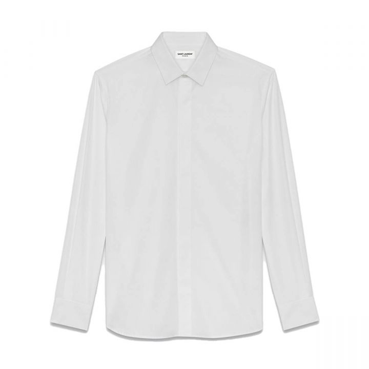 Poplin Collar Shirt/White