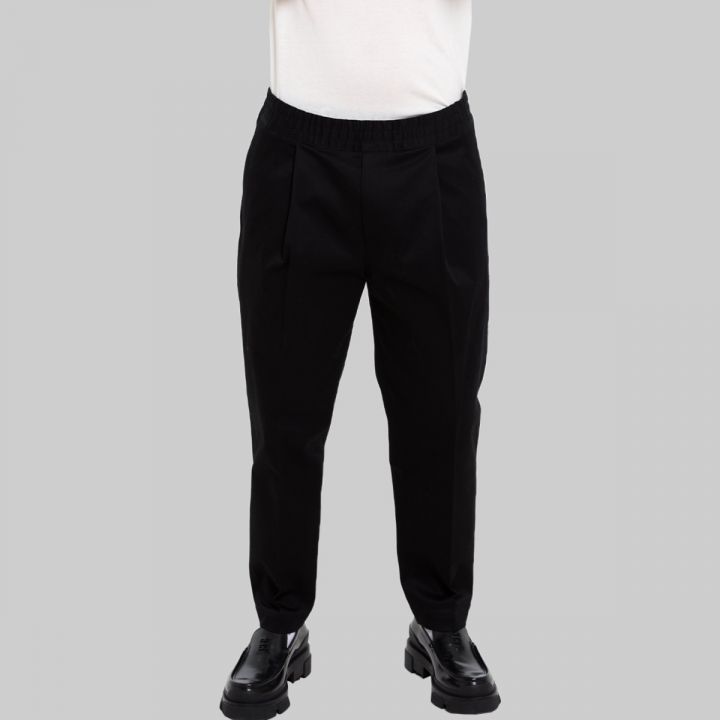 Fit Trousers In Black