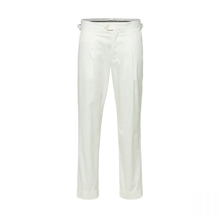 Aron Cropped Pants/White