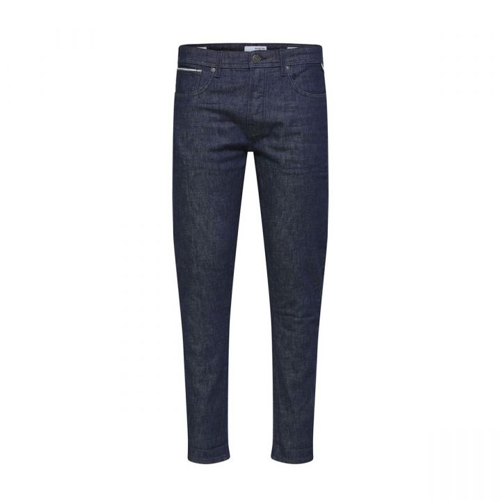 Tapered Slim-Fit Dark Blue Jeans