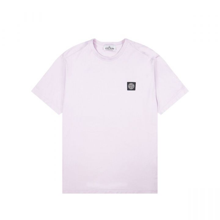 Logo Patch Crewneck T-Shirt/Pink