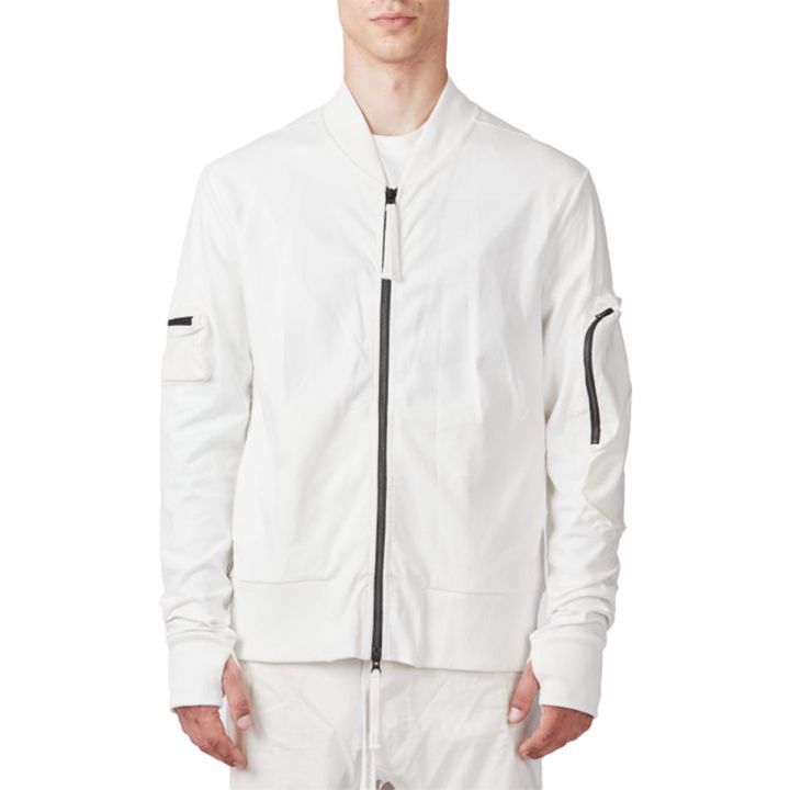 Straight Fit Jacket In White