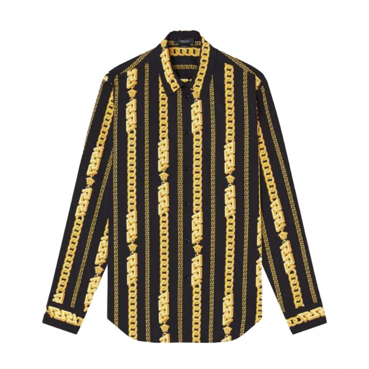 Barocco Chain-Link Design Shirt