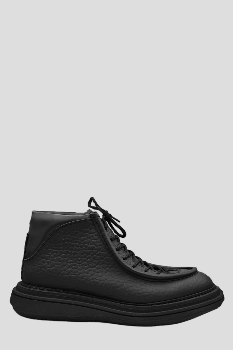 Παπούτσια Ανδρικό Μαύρο Leather Paraboots In Black ANTIPODE