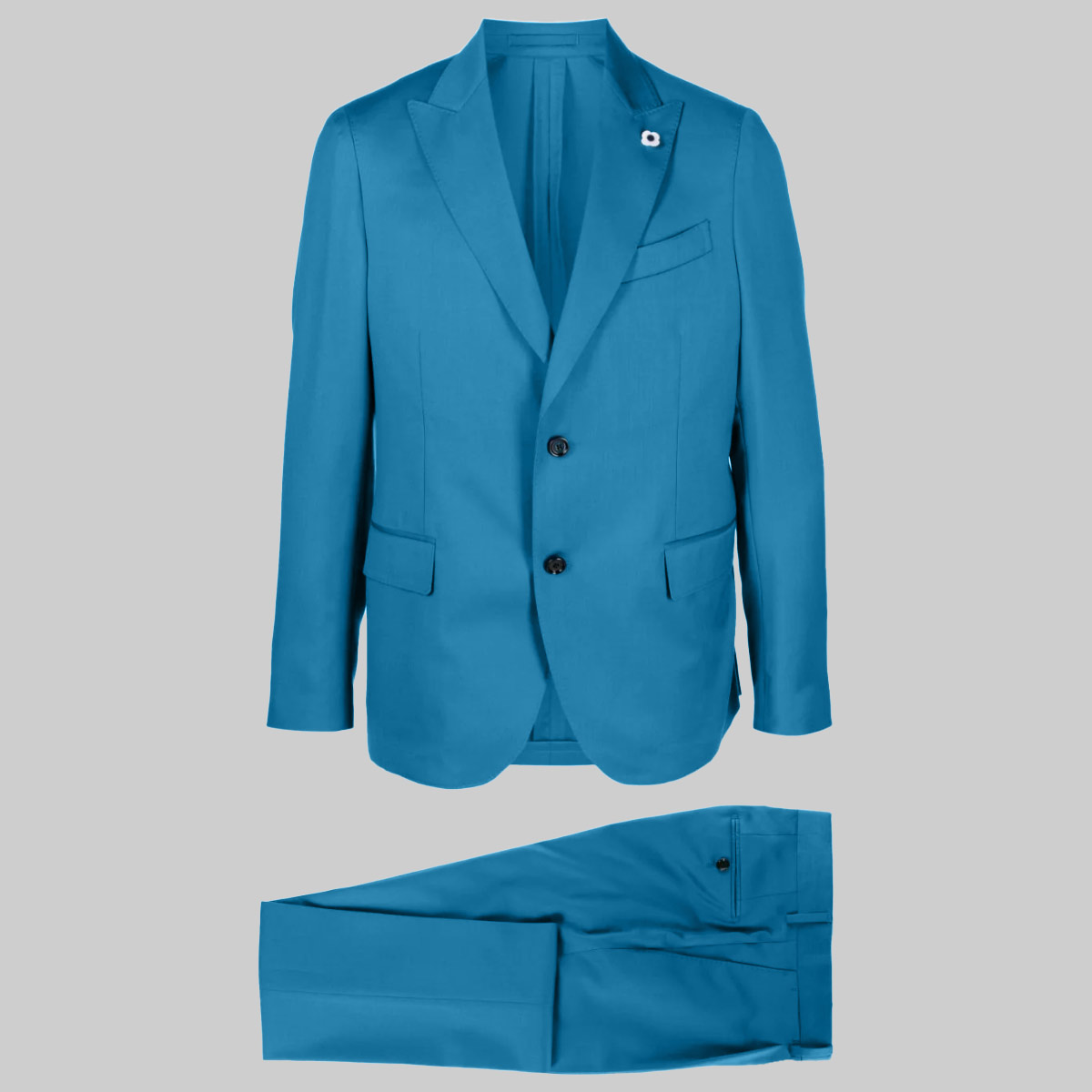 Ανδρικό Μπλε Two Piece Suit Blue LARDINI