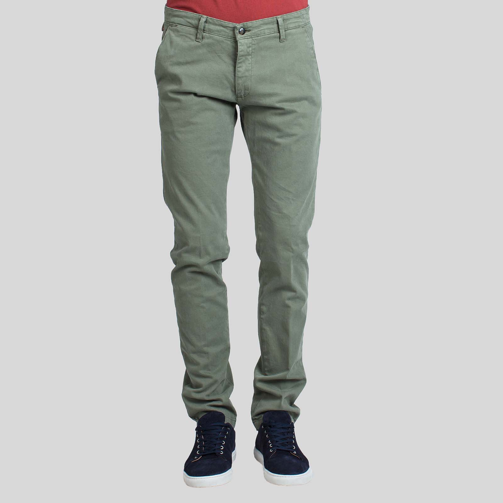Ανδρικό Πράσινο Light Green Casual Pants FOUR TEN