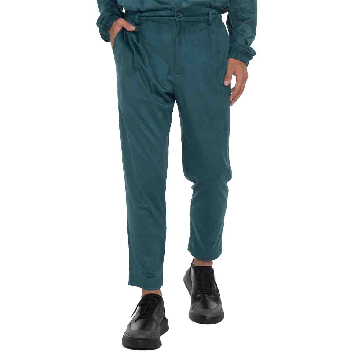Ανδρικό Πράσινο Velvet Casino Green Pants TAG